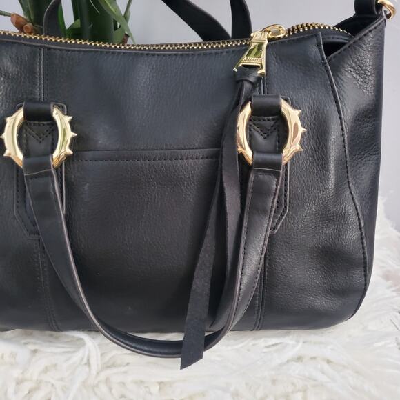 Aimee Kestenberg Black Soft Leather Shoulder Bag - Picture 4 of 14